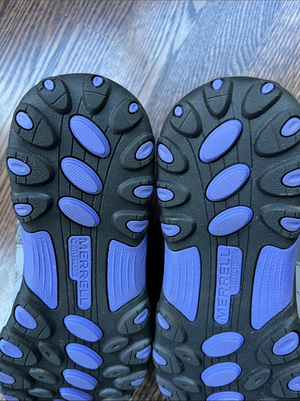 Merrell Gray, Purple & Teal Trail Sneakers - Picture 4 of 6